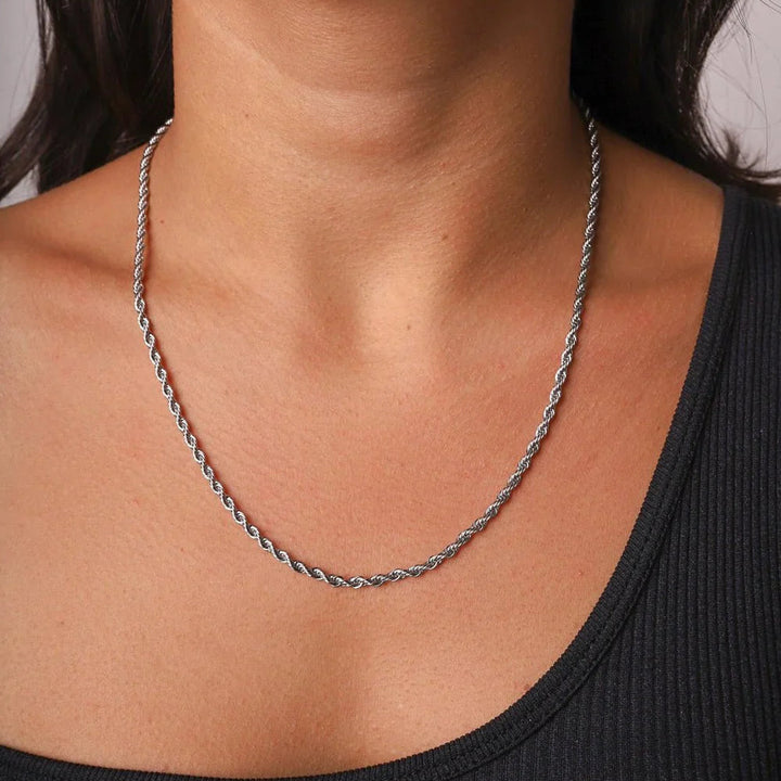 CLEAN ROPE CHAIN - 3MM SILVER